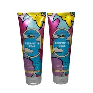 Bath & Body Works Peeps Peepin’ It Real Ultimate Hydration Body Cream Set of 2
